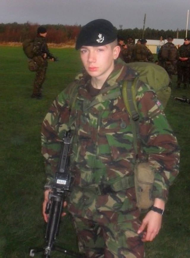 Rifleman Darren Mitchell