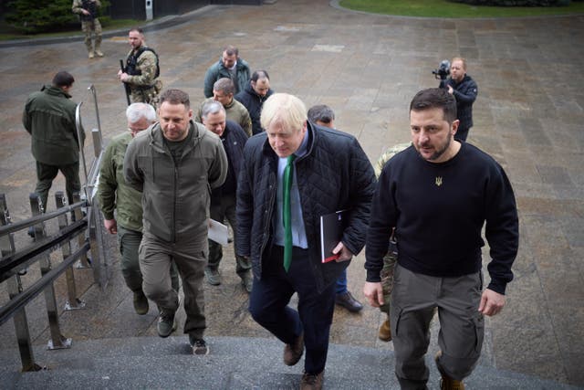 Boris Johnson visit to Ukraine