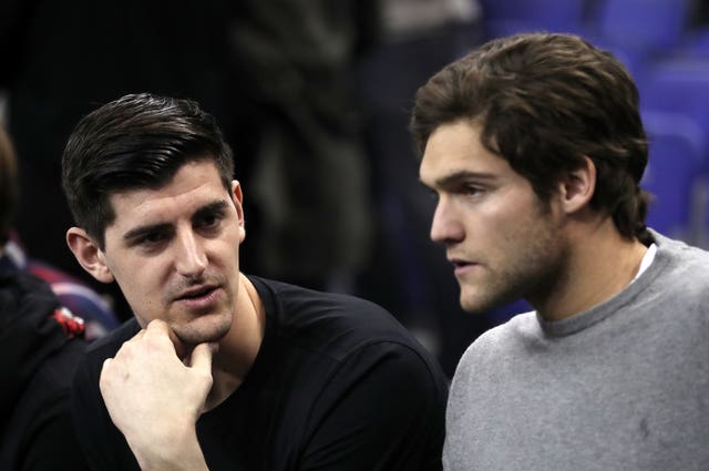 Thibaut Courtois and Marcos Alonso