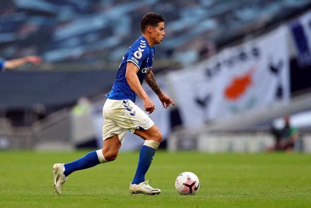 James Rodriguez impressed on his Everton debut 