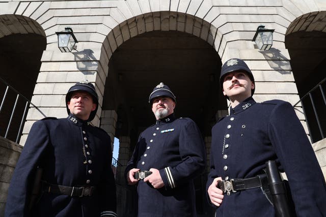 Gardai parade