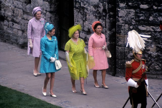 Royal fashions on the day