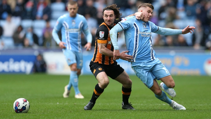 Coventry and Hull battled to a draw (Barrington Coombs/PA)