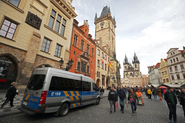 Police in Prague