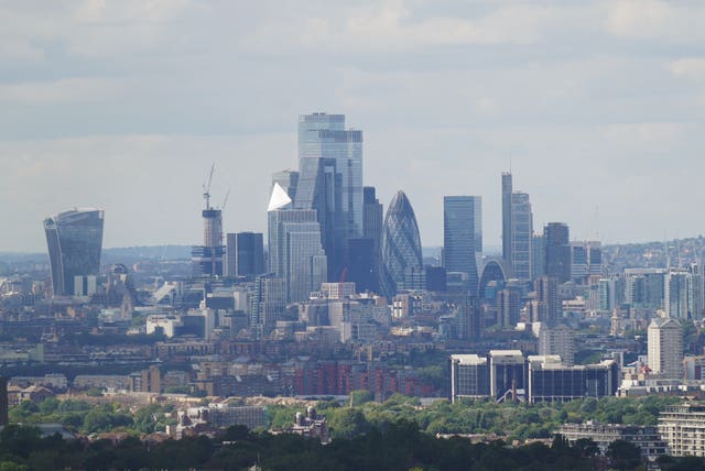 London skyline stock