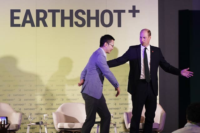 The Prince of Wales attends Earthshot+ at Park Royal Pickering, Singapore.