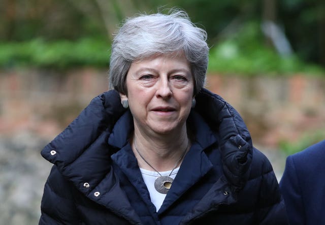 Prime Minister Theresa May (Andrew Matthews/PA)