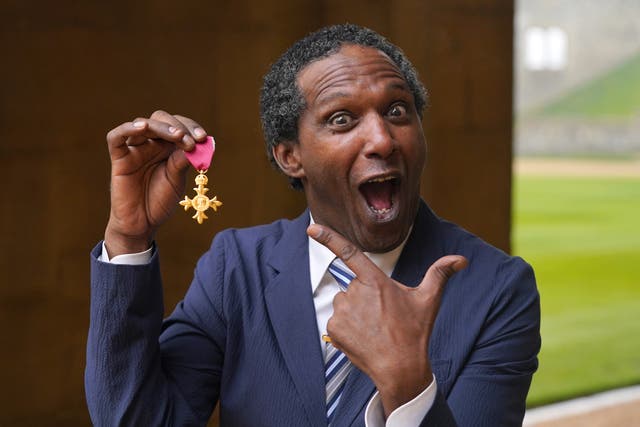Lemn Sissay after being made an OBE