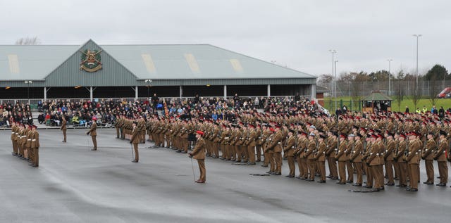 Graduation parade at the Army Foundation College – Harrogate