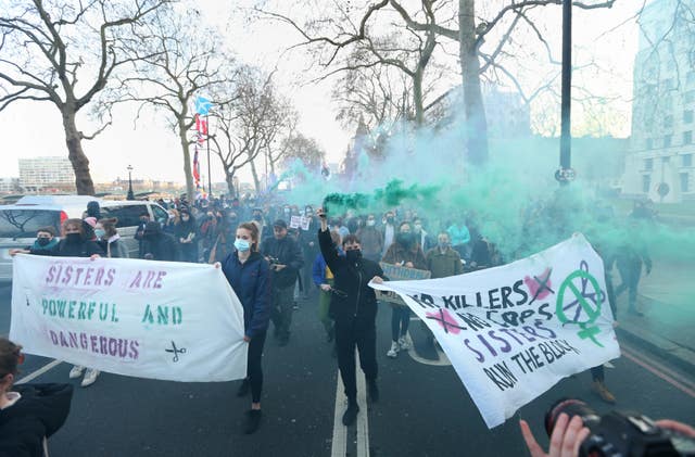 Sisters Uncut protest