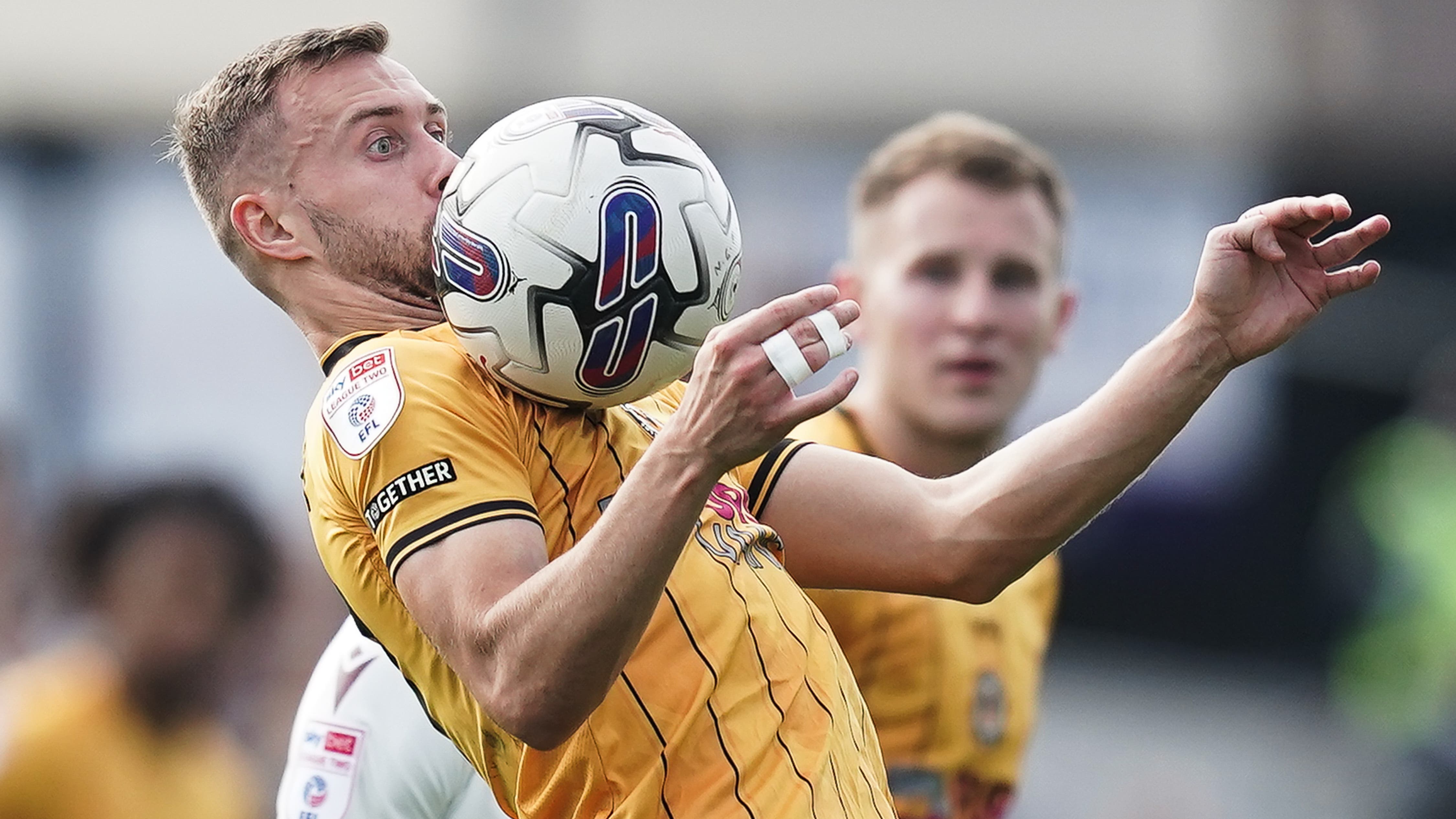 Shane McLoughlin earned Newport a point (Robbie Stephenson/PA)