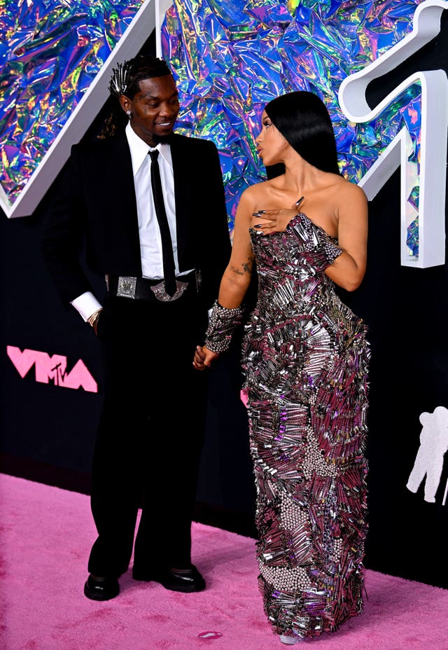Offset and Cardi B attending the MTV Video Music Awards 2023 in Newark, New Jersey 