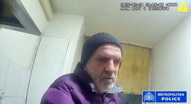 Body-worn camera footage of the arrest of Eugeniu Neamtu