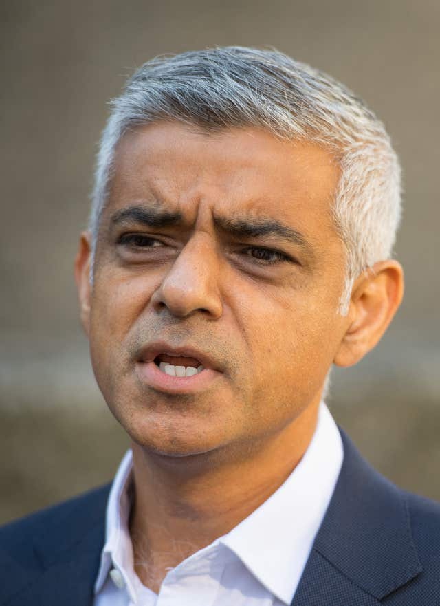 Mayor of London Sadiq Khan is taking part in the legal action (Dominic Lipinski/PA)