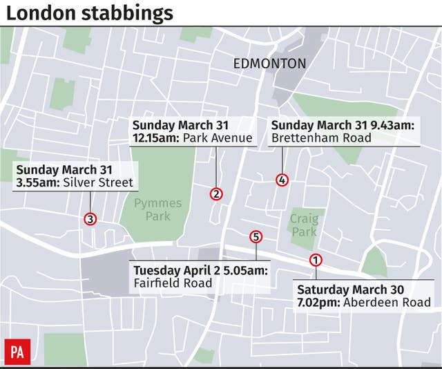 London stabbings