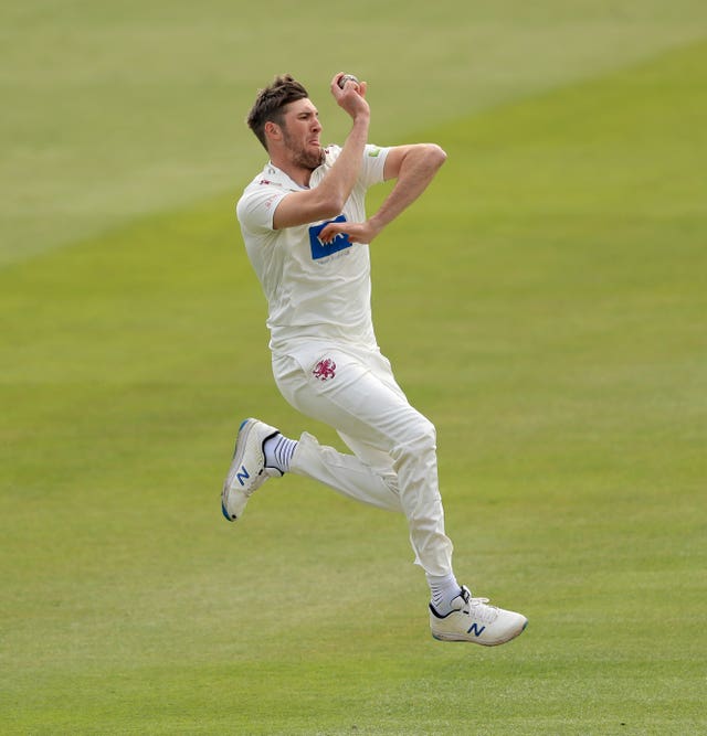 Craig Overton bowled Somerset back into their contest against Middlesex