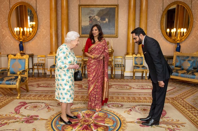 Audiences at Buckingham Palace