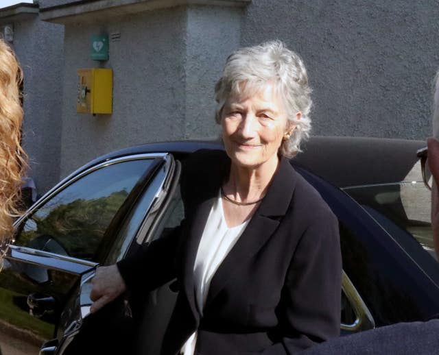 President of Ireland Catherine Connolly at the funeral of folk singer Dolores Keane
