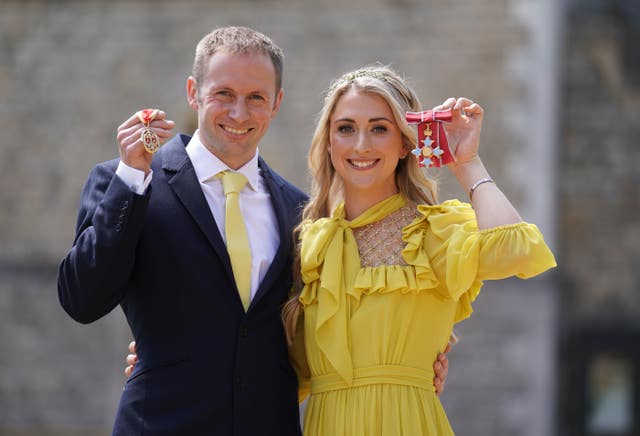 Sir Jason Kenny and Dame Laura Kenny received their Knighthood and Damehood in the 2021 New Year honours list 