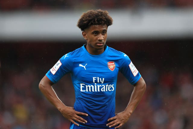 Arsenal’s Reiss Nelson scored seven goals in 29 appearances on loan at Hoffenheim