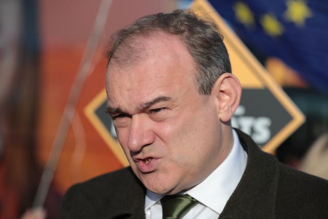 Liberal Democrat acting leader Sir Ed Davey 