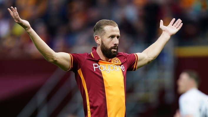Kevin van Veen scored a late second in Motherwell’s win (Andrew Milligan/PA)