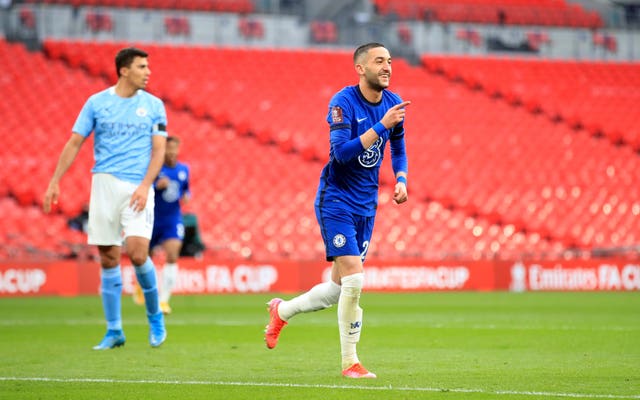Hakim Ziyech scored the only goal as Chelsea beat Manchester City 1-0 in the first FA Cup semi-final