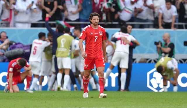 Joe Allen came off the bench against Iran