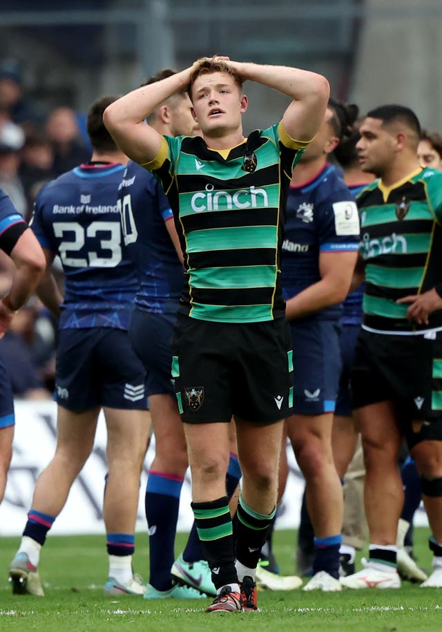 Northampton fell short with a late comeback against Leinster