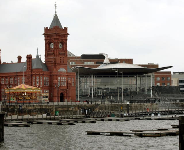 The Senedd, the Welsh Assembly building in Cardiff Bay