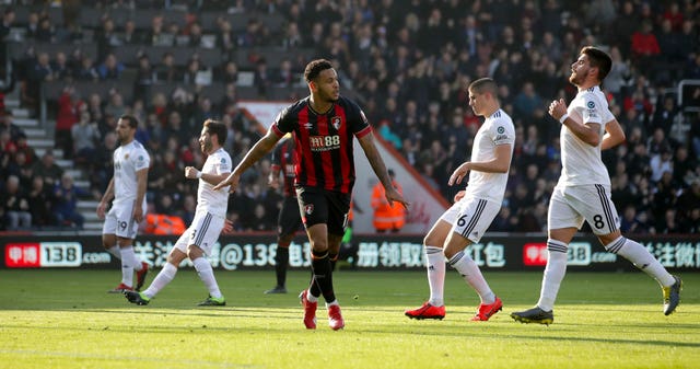 Joshua King both scored and missed from the penalty spot as Bournemouth were held to a draw by Wolves 