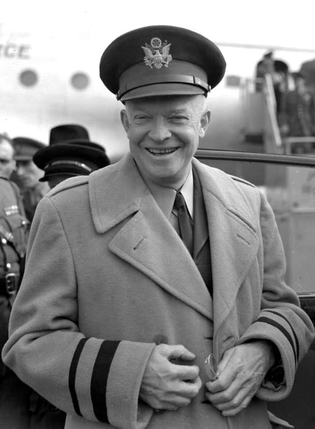 General Dwight D Eisenhower, the supreme allied commander