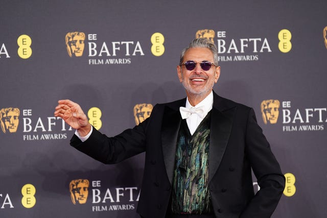 Jeff Goldblum attending the EE Bafta Film Awards 2025 at the Royal Festival Hall, Southbank Centre, London