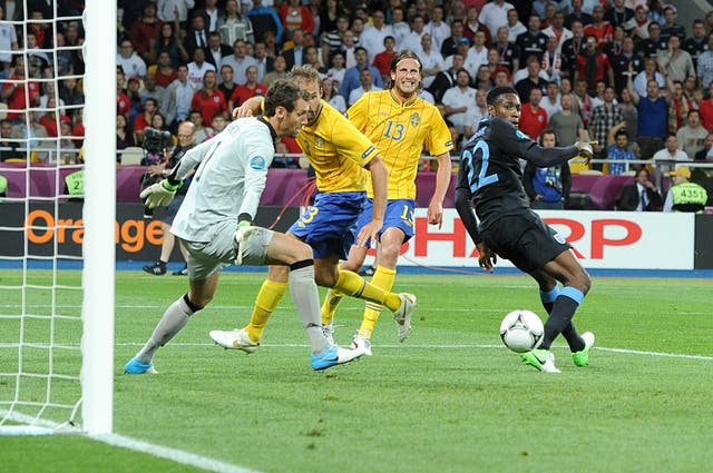 Danny Welbeck's goal sealed victory for England in Kiev (Anthony Devlin/PA).
