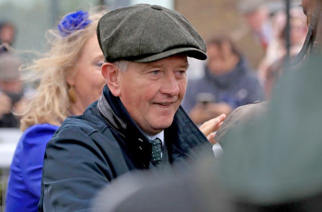 Trainer John Quinn following Highfield Princess' victory at the Curragh last season 