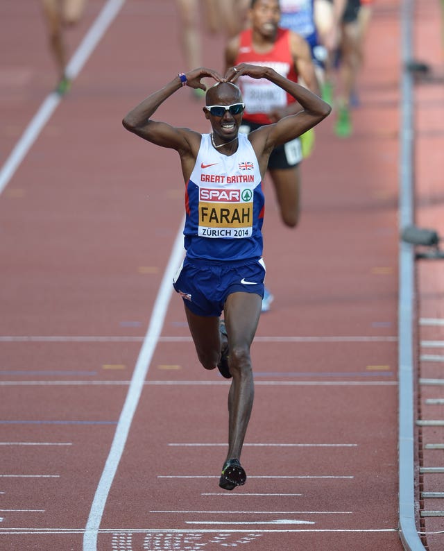 Sir Mo Farah won two gold medals as Britain excelled at the 2014 European Championships in Zurich