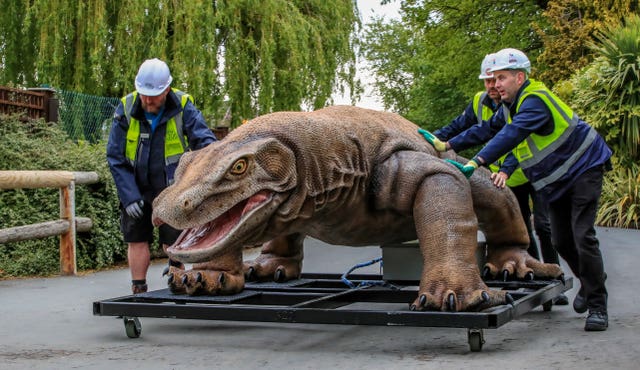 Chester Zoo animatronic predators exhibition