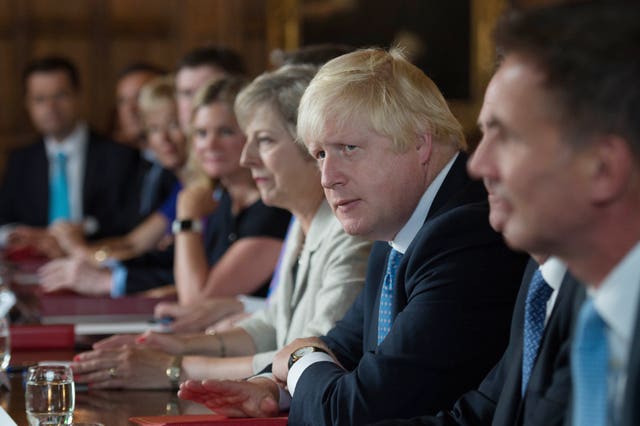In his then role of Foreign Secretary Boris Johnson attended a crunch 2018 meeting at Chequers to discuss Theresa May's Brexit plans (Stefan Rousseau/PA)