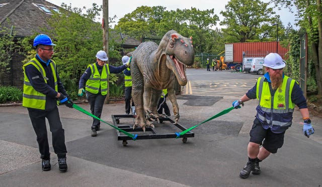 Chester Zoo animatronic predators exhibition