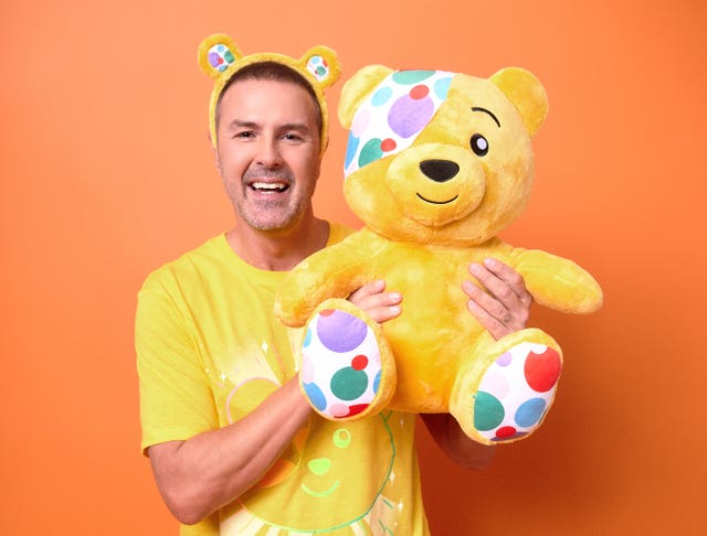 Paddy McGuinness with Pudsey Bear