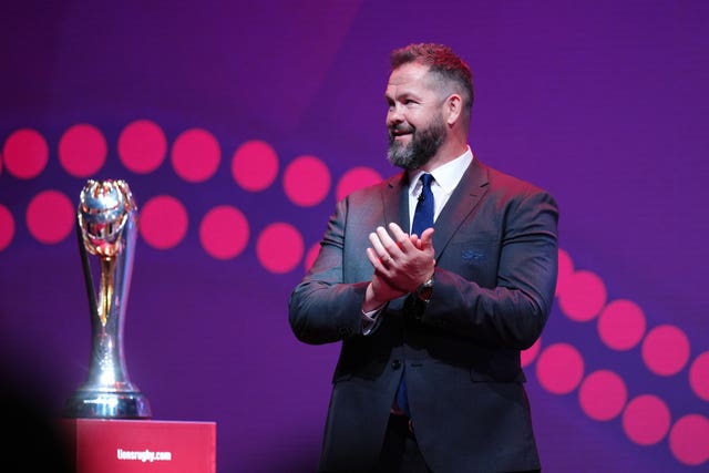 British and Irish Lions head coach Andy Farrell