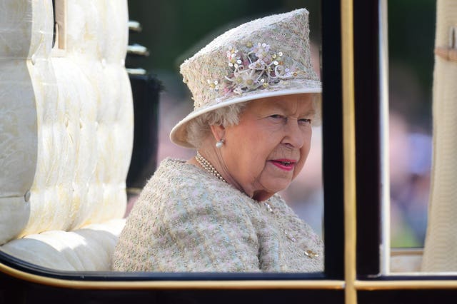 The Queen at Trooping the Colour 