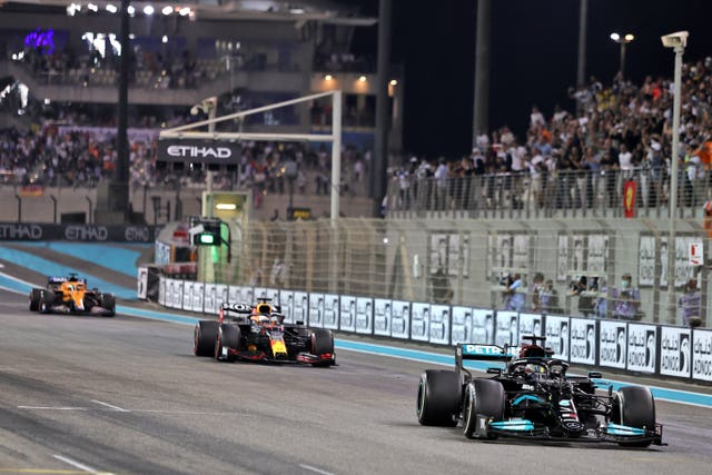 Lewis Hamilton lost out to Max Verstappen at the Abu Dhabi Grand Prix in 2021