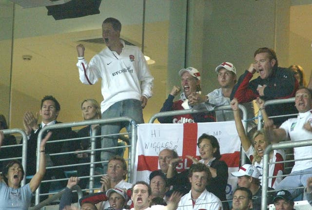 Harry at the Rugby World Cup in 2003