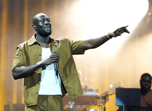 Rapper Stormzy onstage