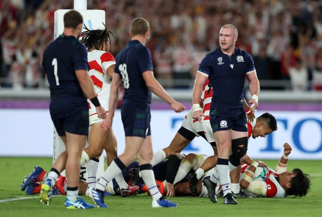 Scotland's defence was unable to stop Japan running in four tries 