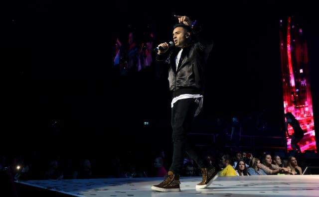 Jay Sean on stage