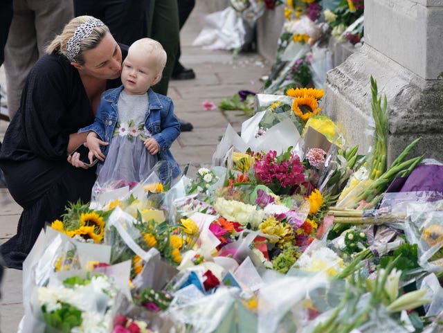 Floral tributes