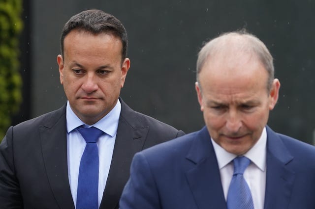 Taoiseach Leo Varadkar and Tanaiste Micheal Martin (