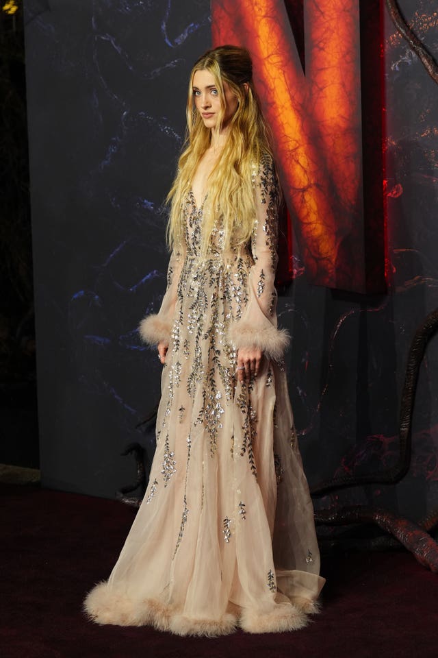 Natalia Dyer attends the Stranger Things 5 volume 1 special screening, at Odeon Luxe, Leicester Square, London